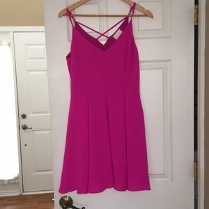 Pink Flare Dress